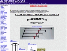 Tablet Screenshot of bluefiremolds.com